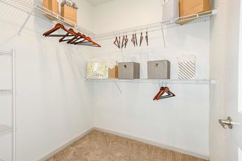 Expansive closets offer abundant storage